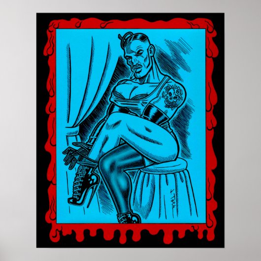 Poster Ravissement du col roux (Devant)