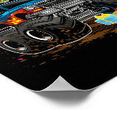 Poster Rawr I'm 4 4th Birthday T Rex Dinosaur Funny Party (Coin)