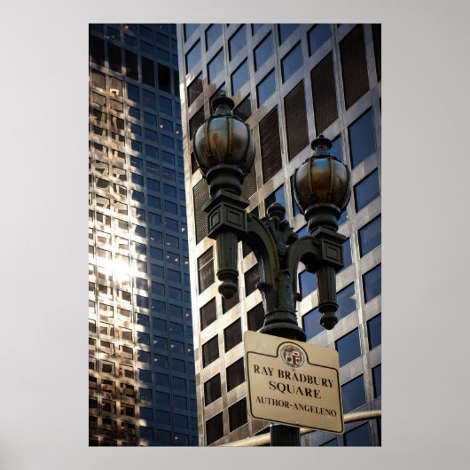 Poster Ray Bradbury Carré, Los Angeles (Devant)