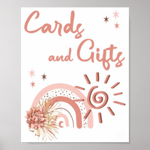 Poster Ray of Sunshine Girl Baby shower Cartes et cadeaux