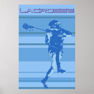 Poster rayé de crosse vintage