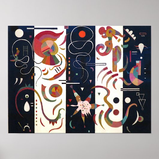 Poster Rayé par Wassily Kandinsky (Devant)