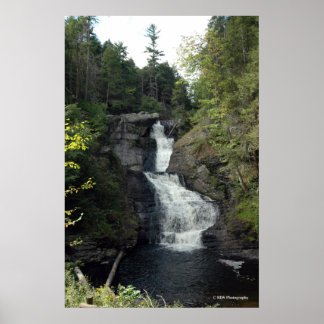 Poster Raymondskill Falls in the Poconos. imprimer 0283-1