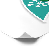 Poster Rayon de Noël du cancer de l'ovaire (Coin)