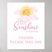 Poster Rayon de soleil Signe de faveur (Devant)