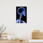 Poster Rayon X rapproché des os du cou (Cuisine)