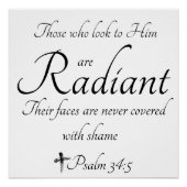 Poster Rayonnant en Lui (Devant)