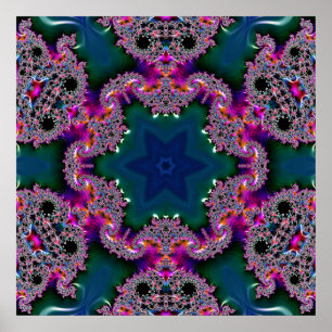 Poster Rayonnement fractal