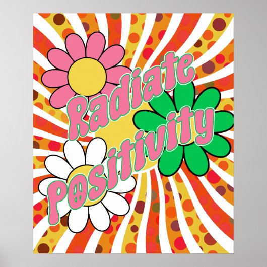 Poster Rayonner de Positivité (Devant)
