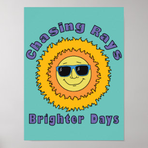 Poster Rayons de chasse
