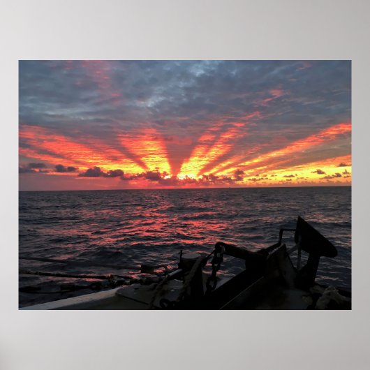 Poster Rayons de lumière (Devant)