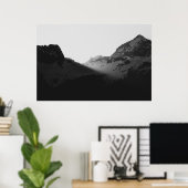 Poster Rayons de soleil sur les montagnes (Bureau à domicile)