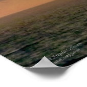 Poster Rayons de soleil sur l'océan (Coin)