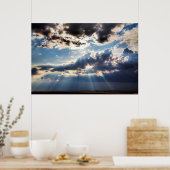Poster Rayons de soleil venant d'en haut (Cuisine)