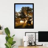 Poster Rayons lumineux 4 (Bureau à domicile)