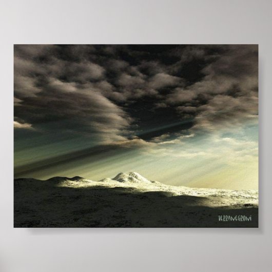 Poster Rayons solaires (Devant)