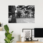 Poster Rays of Sunlight on Japanese Temple Gate (Bureau à domicile)