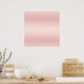 Poster Rayures de dégradé rose foncé (Cuisine)