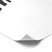 Poster Rayures de zèbre (Coin)