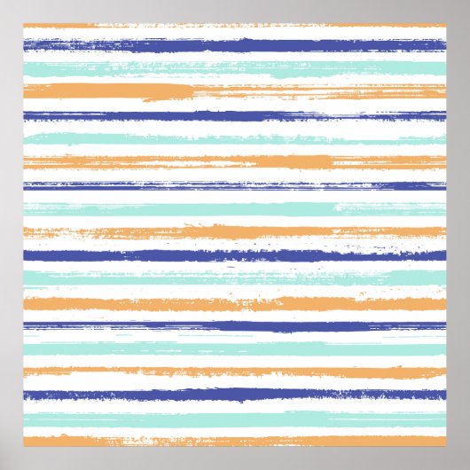 Poster Rayures géométriques textiles cousans couture vint (Devant)