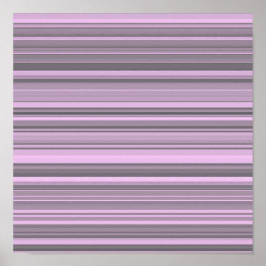 Poster Rayures Gris Violet (Devant)