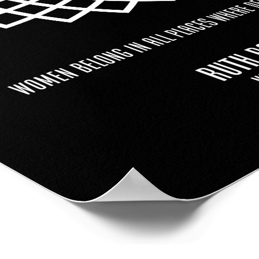 Poster RBG notoire (Coin)