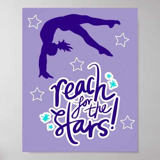 Poster Reach for the Stars Gymnastique Tumbling (Devant)