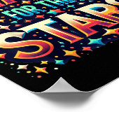 Poster Reach For The Stars Motivational  (Coin)