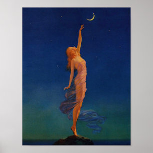 Poster Reaching For The Moon - Edward Mason Eggleston