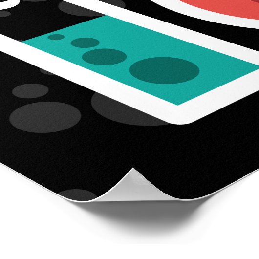 Poster Réaction chimique (Coin)