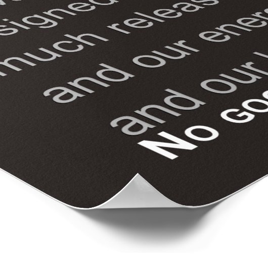 Poster Réaction VS Répondre à l'affiche (Coin)