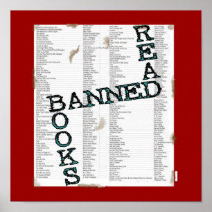 POSTER READ BANNED BOOKS