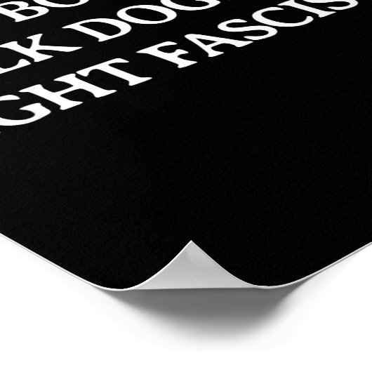 Poster Read Books Walk Dogs Fight Fascists - Reading Book (Coin)