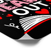 Poster Read Your Heart Out Valentine Reading Book Girl Ki (Coin)