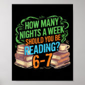Poster Reading 67 Meme Englieacher Funny 67 Librarian (Devant)