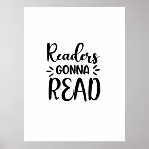 Poster Reading art readers