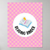 Poster reading binder title insert page  (Devant)