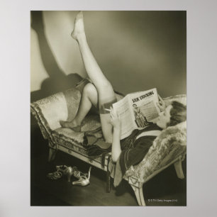 Poster Reading Magazine