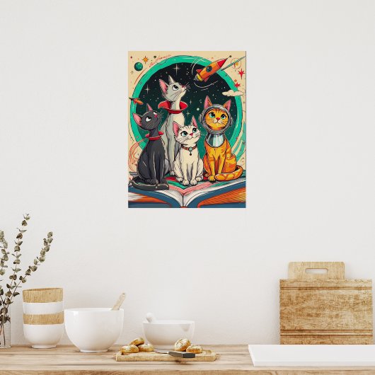 Poster Reading Opens a Gateway to Cosmic Cat Adventures (Cuisine)