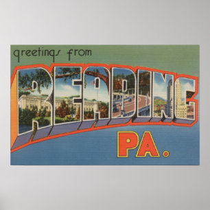 Poster Reading, Pennsylvanie - Grandes scènes de lettres