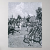 Poster Reading the Declaration before Washington's (Devant)