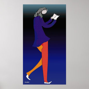 Poster Reading Walker