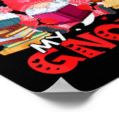 Poster Reading With My Gnomies Books Teacher Librarian Va (Coin)