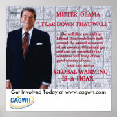 Poster Reagan. (Devant)