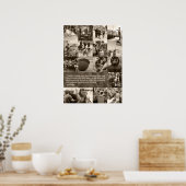 Poster Reagan's Famous Freedom cite. Images Curated. (Cuisine)