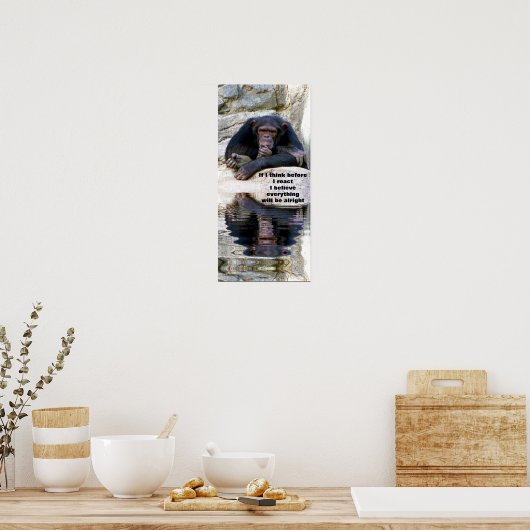 Poster Réagir _Imprimer (Cuisine)