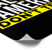 Poster Real Cameras Don't Text Cool Photography  (Coin)