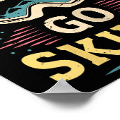 Poster Real Grand-Mères Aller Skier Grand-Mère Ski (Coin)