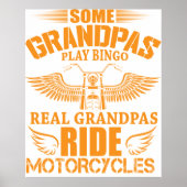 Poster Real Grandpas Ride Motos (Devant)