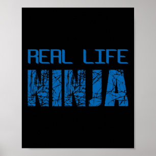 Poster Real Life Ninja Easy Christmas Cadeau